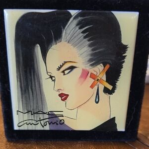 MAC Cosmetics Vintage Black Velvet Mirror Compact for Antonio Collection